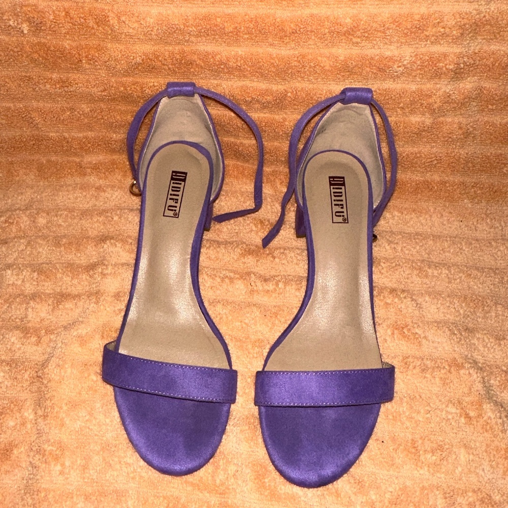 IDIFU 4 in High Heel- Purple Suede 8.5